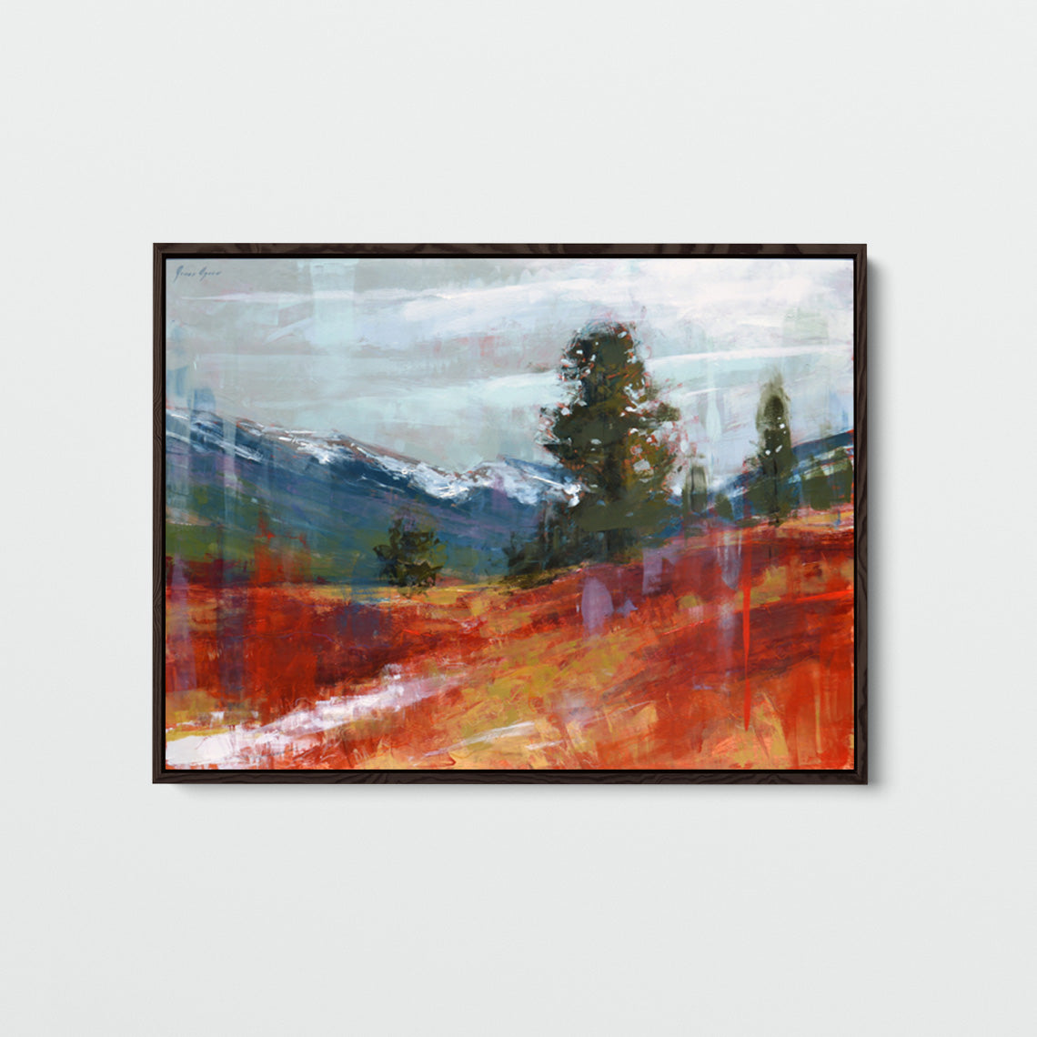 Crimson and Gold Hillside