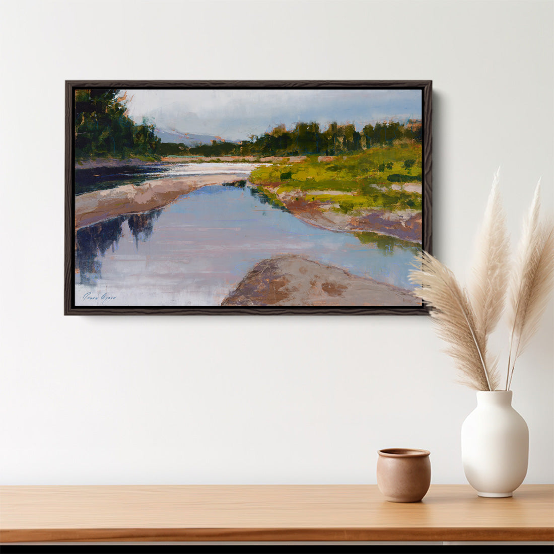 River Shapes and Reflections